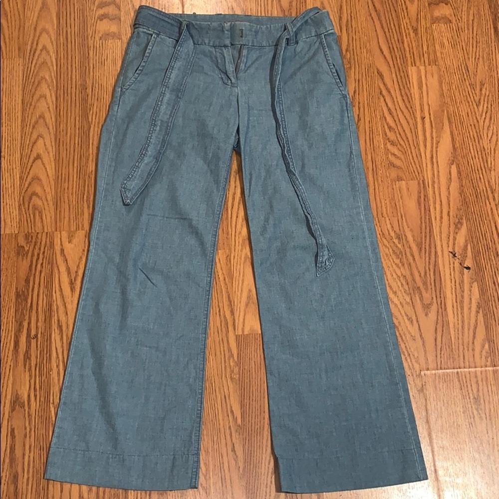 J Crew city fit wide leg pants